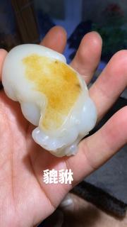 玩和田玉,你喜欢什么样的貔貅把件?是白的还是黑的?黑皮还是红皮?