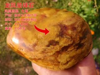 评 · 和田玉籽料奇石「龙凤呈祥」