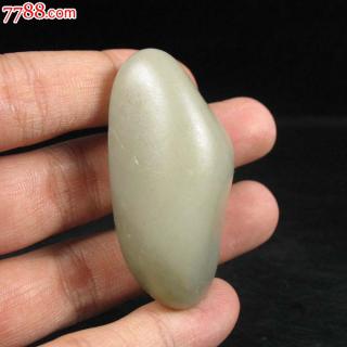 和田玉青白玉籽料原石
